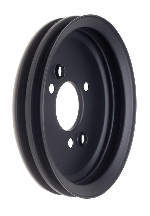 TRANS-DAPTBBC SWP Crankshaft Pulley 2 Groove Black