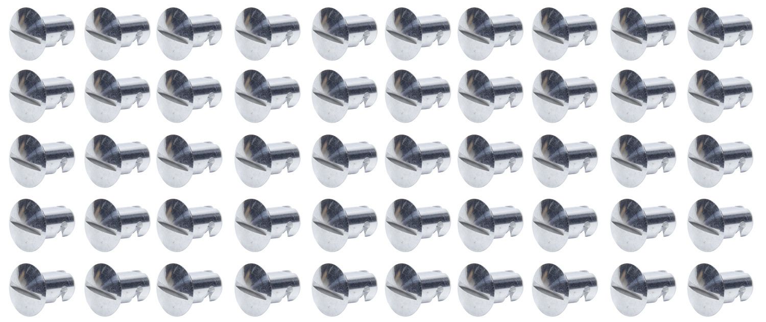 Ti22 PERFORMANCE Oval Head Dzus Buttons .500 Long 50 Pack