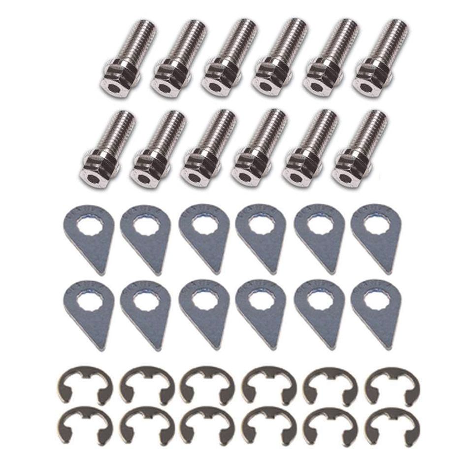 STAGE 8 FASTENERSHeader Bolt Kit - 6pt. Mixed Sizes (12)