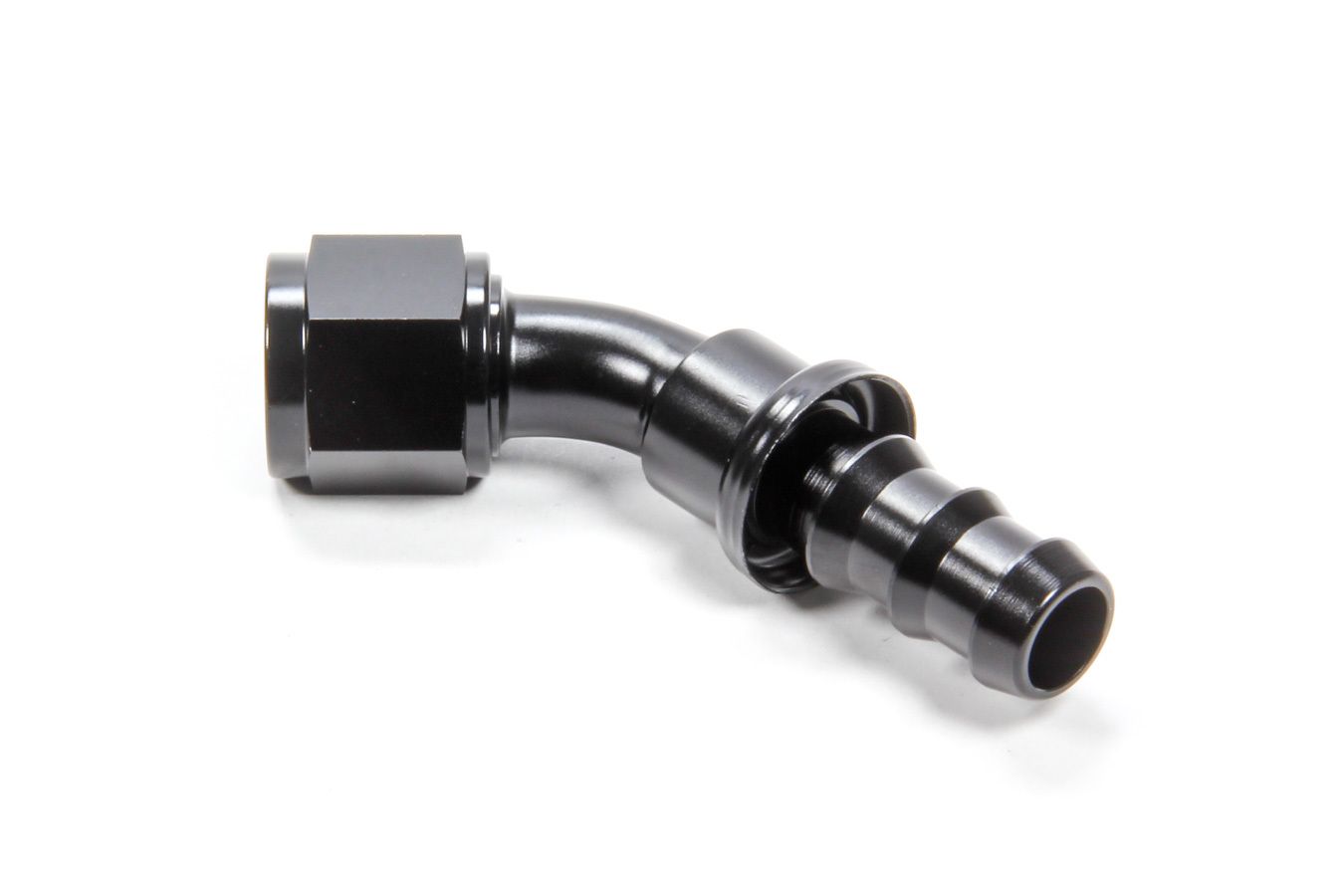 TRIPLE X RACE COMPONENTS#10 45 Degree Hose End Push Lock