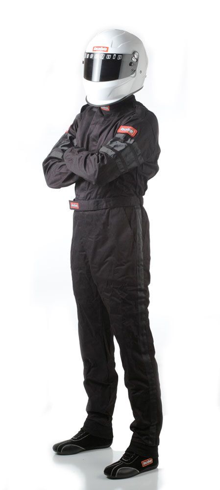 RACEQUIPBlack Suit Single Layer XXX-Large