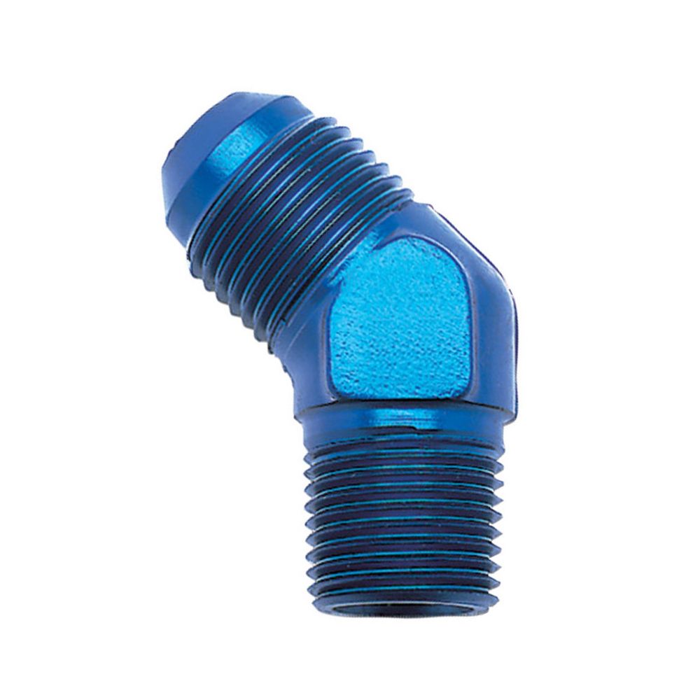 RUSSELLAdapter Fitting 6an Male to 3/8 NPT 45 Deg