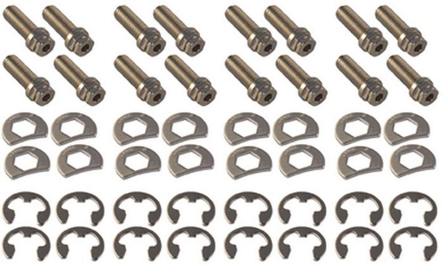 STAGE 8 FASTENERSHeader Bolt Kit - 6pt. 3/8-16 x 1in (16)