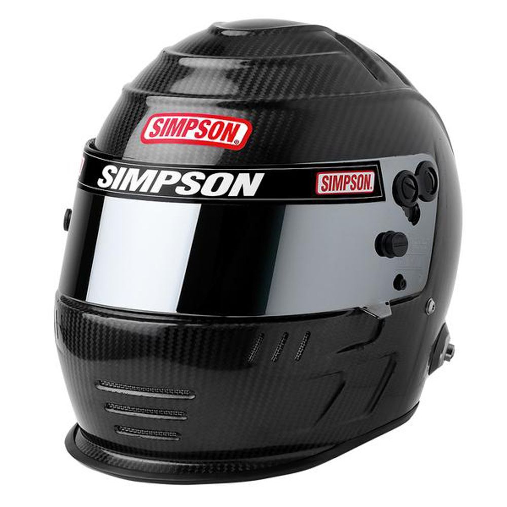 SIMPSON SAFETYHelmet Speedway Shark 7-3/8 Carbon SA2020