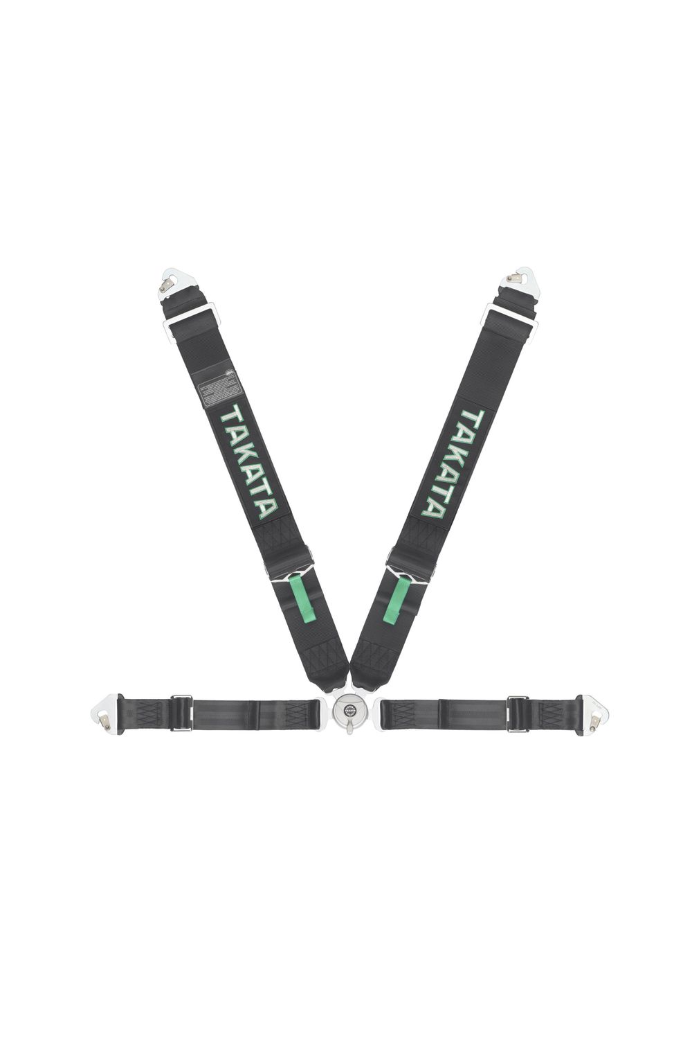 TAKATAHarness Race 4pt Snap-In 3in Shldr 2in Lap Blk
