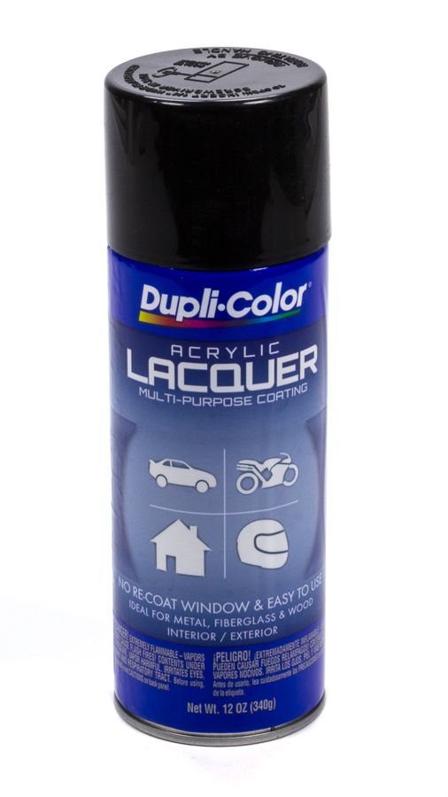 DUPLI-COLOR/KRYLONGloss Black Lacquer Paint 12oz