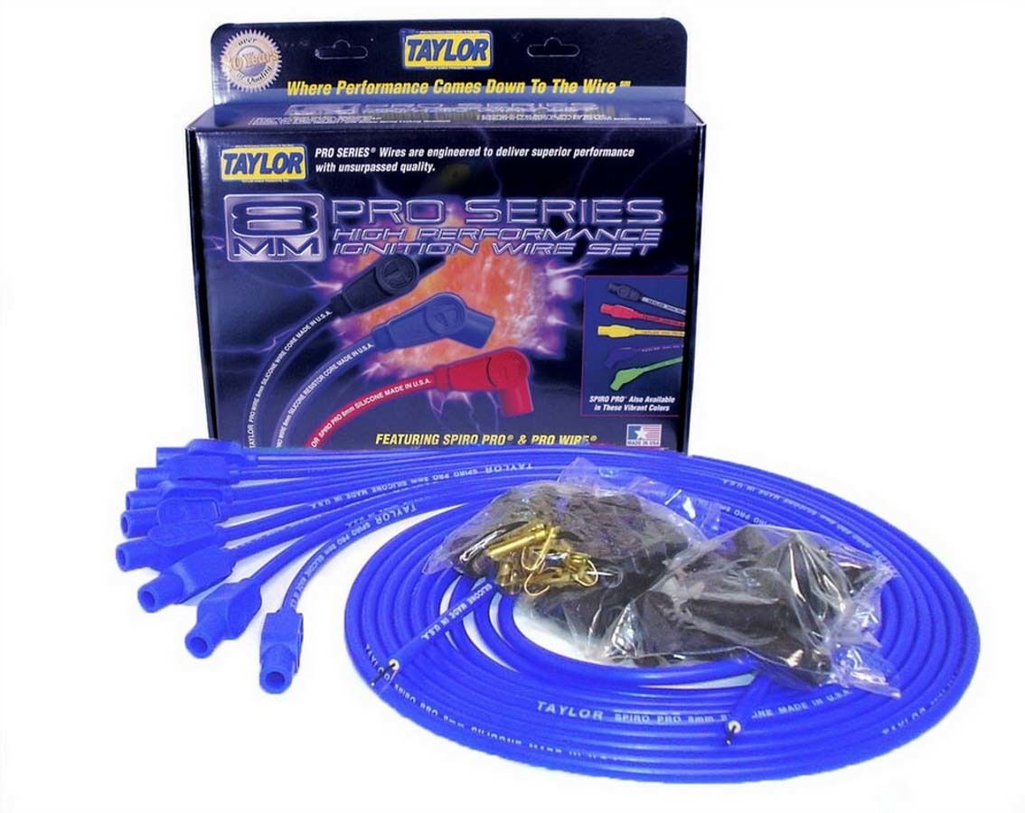 TAYLOR/VERTEX8mm Blue Spiro-Pro Wires