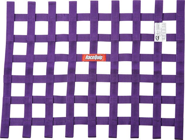RACEQUIPRibbon Window Net SFI Purple
