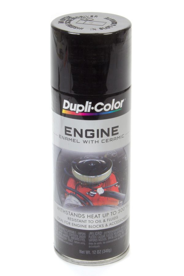 DUPLI-COLOR/KRYLONGloss Black Engine Paint 12oz