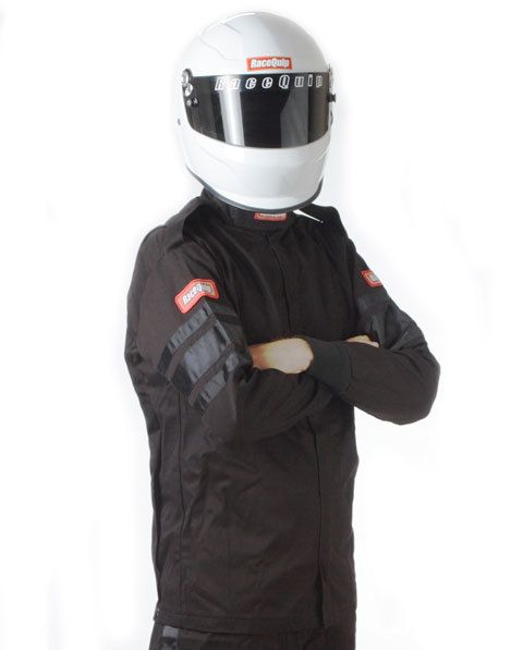 RACEQUIPBlack Jacket Single Layr XX-Large