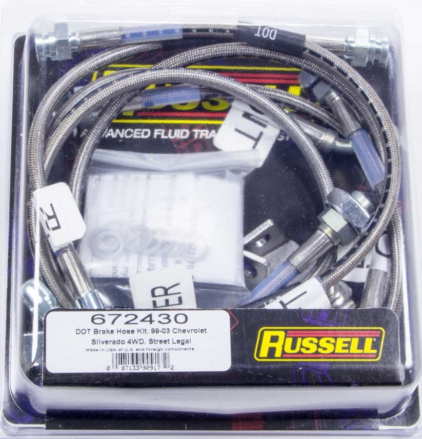 RUSSELLBrake Line Kit 99-04 Chevy Truck