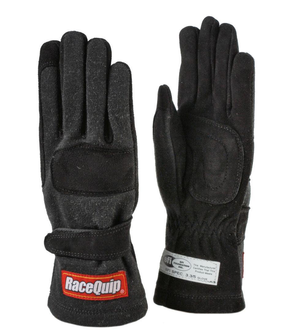 RACEQUIPGlove Double layer Child Small Black SFI-5 Youth
