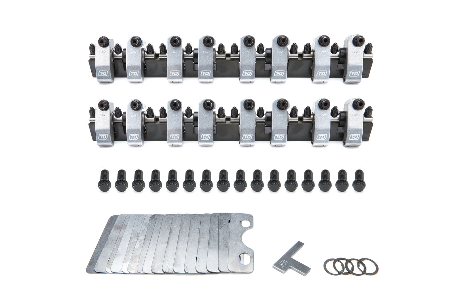 T AND D MACHINESBF Shaft Rocker Kit w/TFS3 High Port Heads