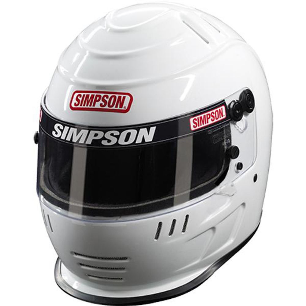 SIMPSON SAFETYHelmet Speedway Shark 7-1/8 White SA2020