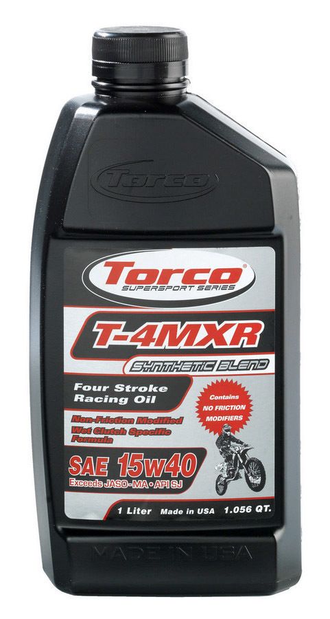 TORCOT-4MXR Four Stroke Racin g Oil 15w40-1-Liter Bott
