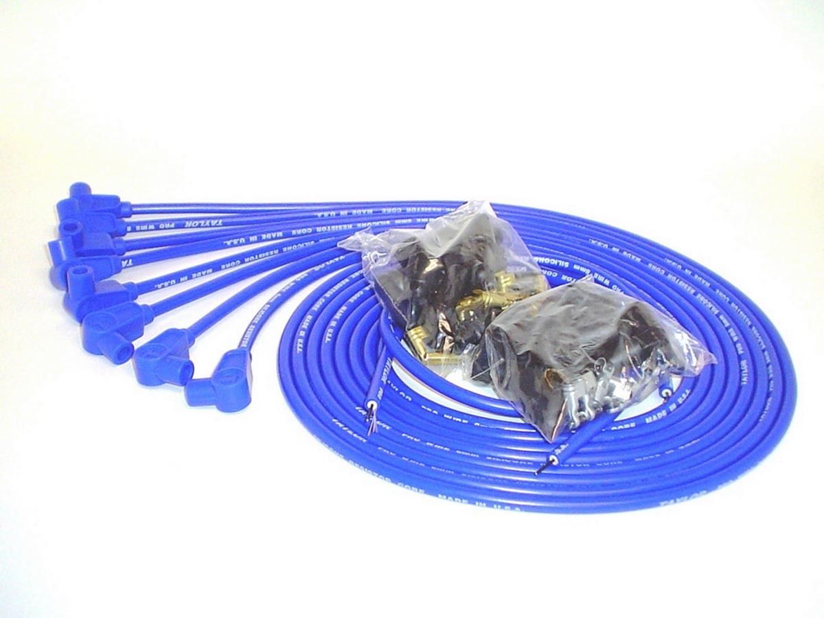 TAYLOR/VERTEX 8mm Blue Pro Wire Vertex 90deg Boots