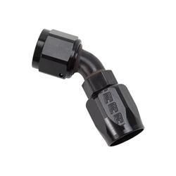 RUSSELL#8 45 Deg Hose End Black