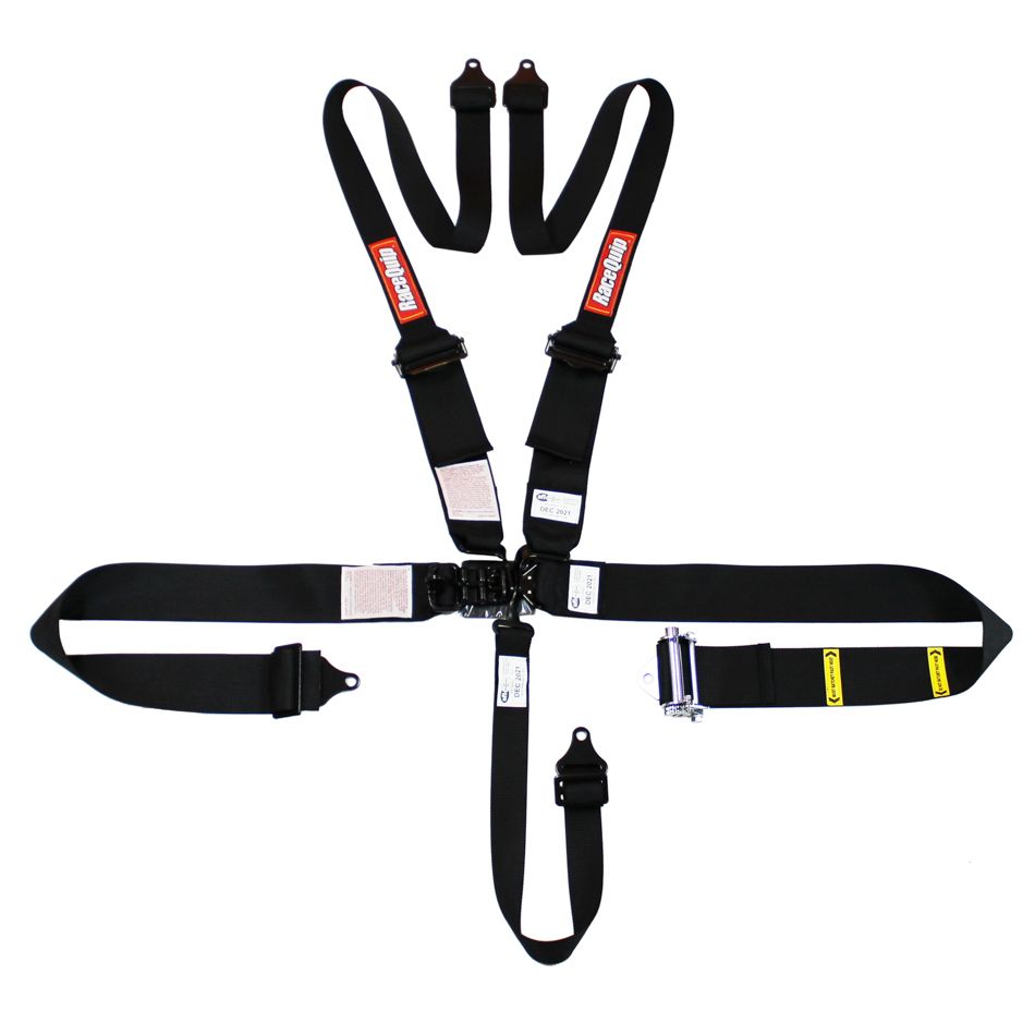 RACEQUIP5pt Harness HNR Ratchet L&L Black