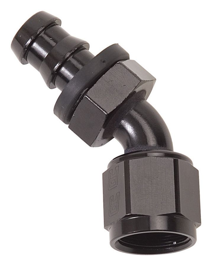 RUSSELLTwist-Lok Hose End #10 45 Deg Black