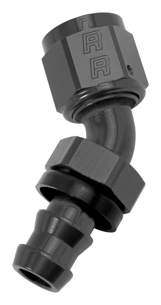 RUSSELLTwist-Lok Hose End #6 45 Deg Black