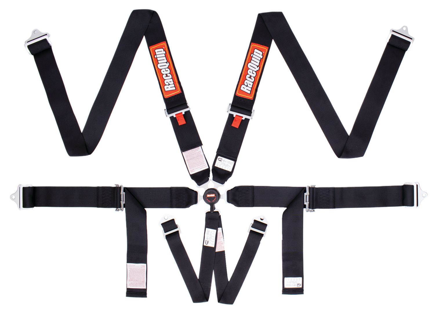 RACEQUIP6pt Harness Camlock SFI P/U Sportsman Black