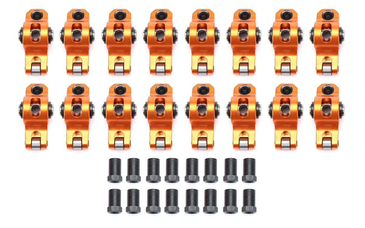 SHARP ROCKERSSBC Roller Rocker Arm Set 1.5 Ratio 3/8 Stud