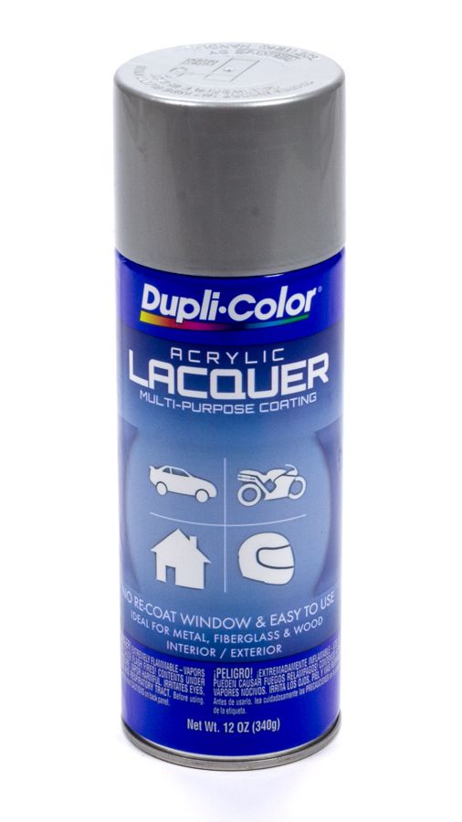 DUPLI-COLOR/KRYLONSilver Metallic Lacquer Paint 12oz