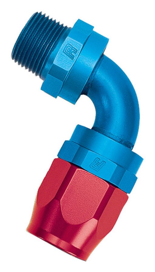 RUSSELL90 Deg. Full Flow Hose End #6 - 1/4 NPT