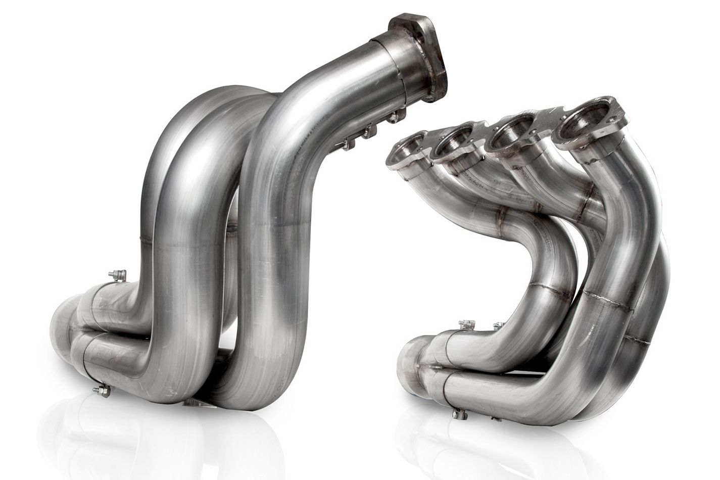 STAINLESS WORKS Downswept BBC Dragster Header 2-1/4in to 2-3/8