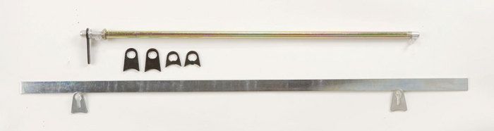 RACEQUIPWindow Net Mount Kit Spring Loaded Flat Bar