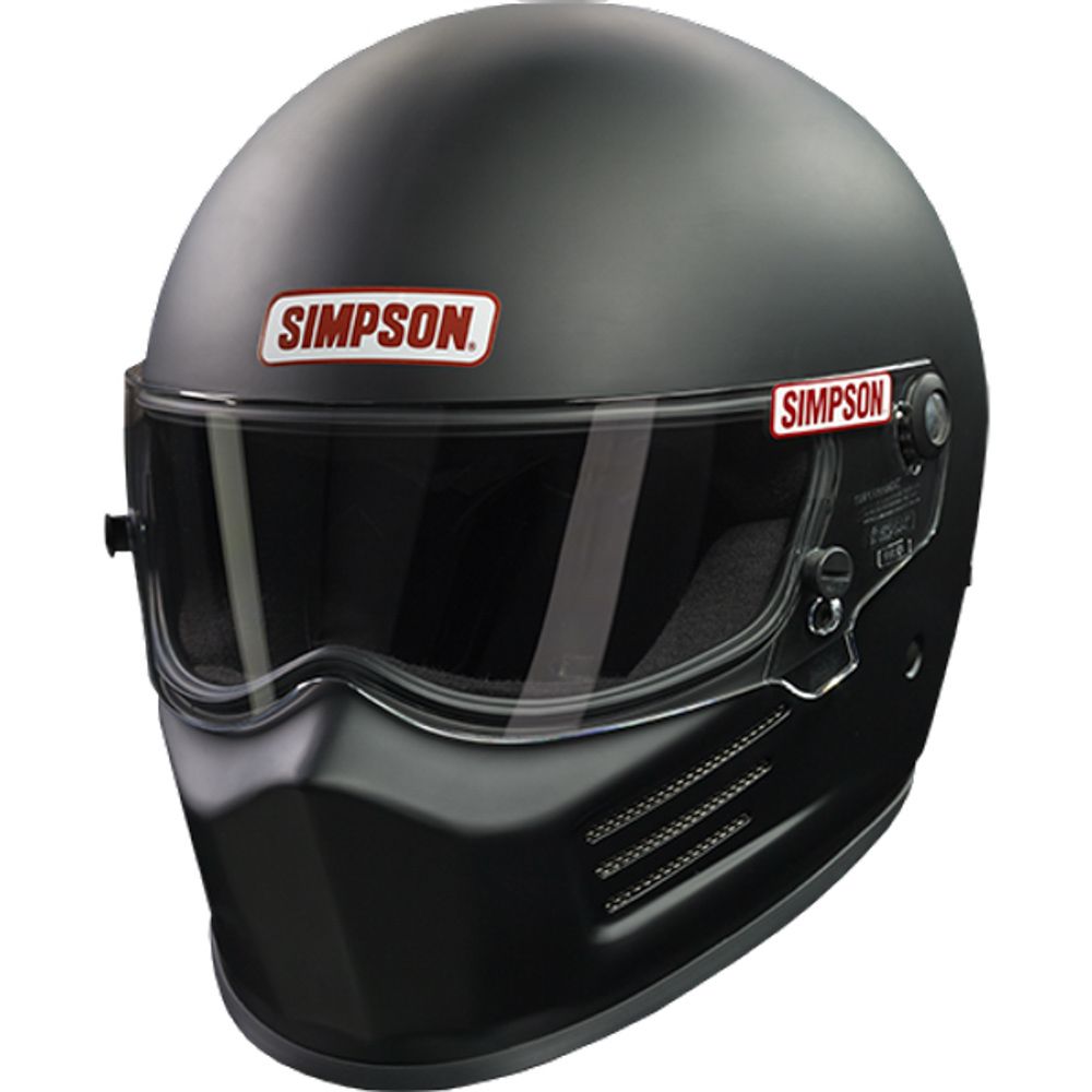 SIMPSON SAFETYHelmet Bandit Small Flat Black SA2020