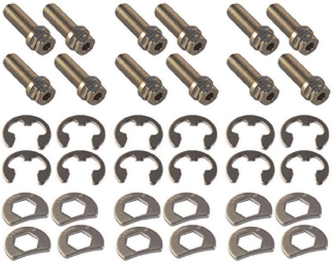 STAGE 8 FASTENERSHeader Bolt Kit - 6pt. 3/8-16 x 1in (12)