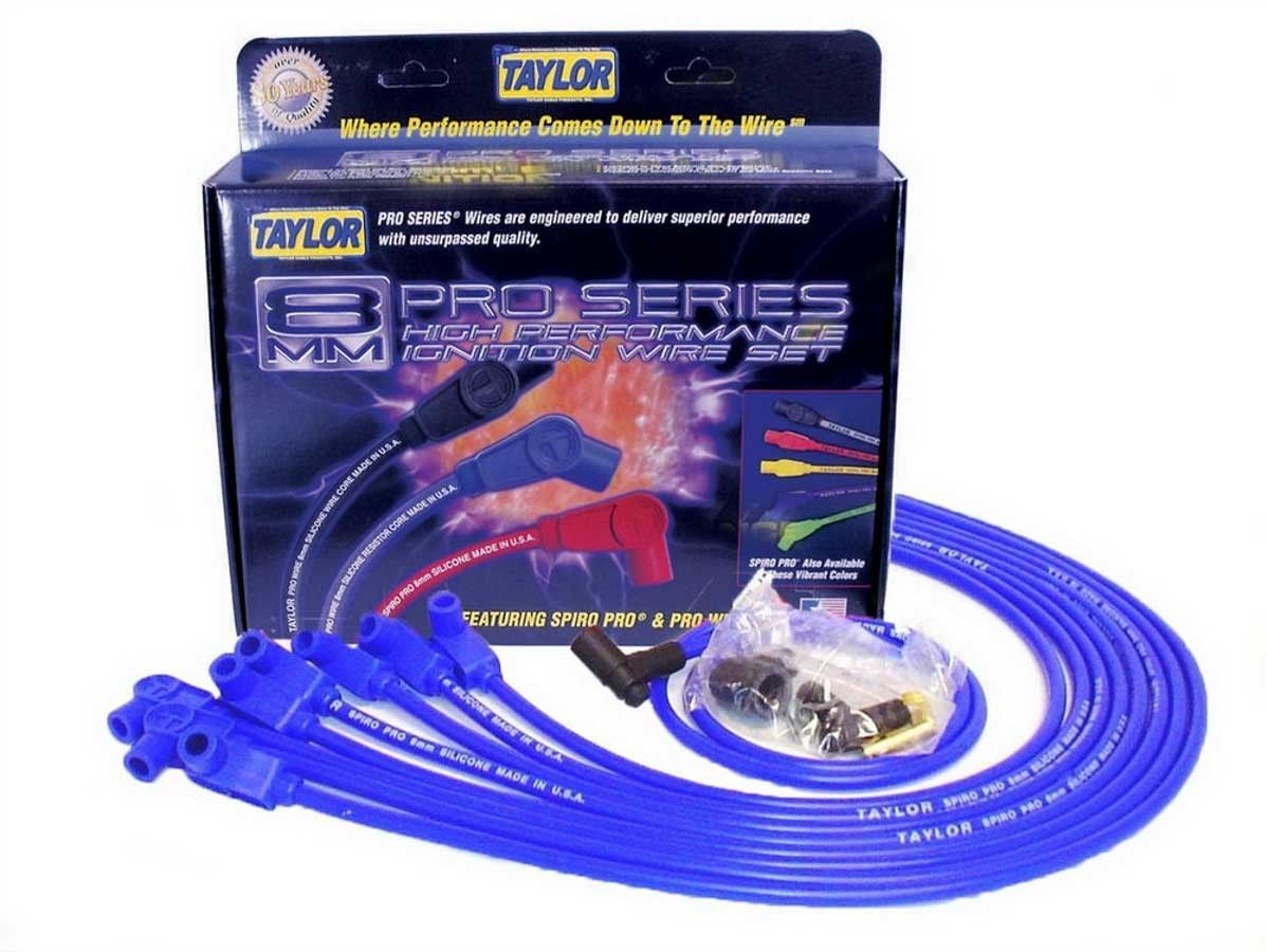 TAYLOR/VERTEXRace-Fit Spiro-Pro Plug Wire Blue SBC HEI
