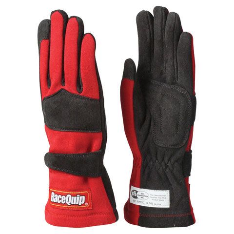 RACEQUIPGloves Double Layer X-Large Red SFI