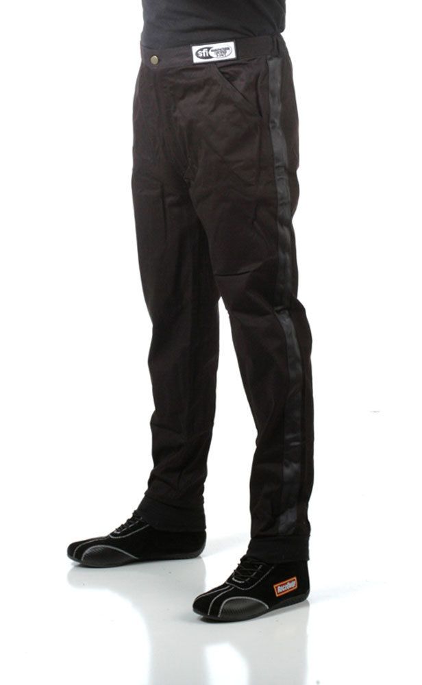 RACEQUIPBlack Pants Single Layer Large