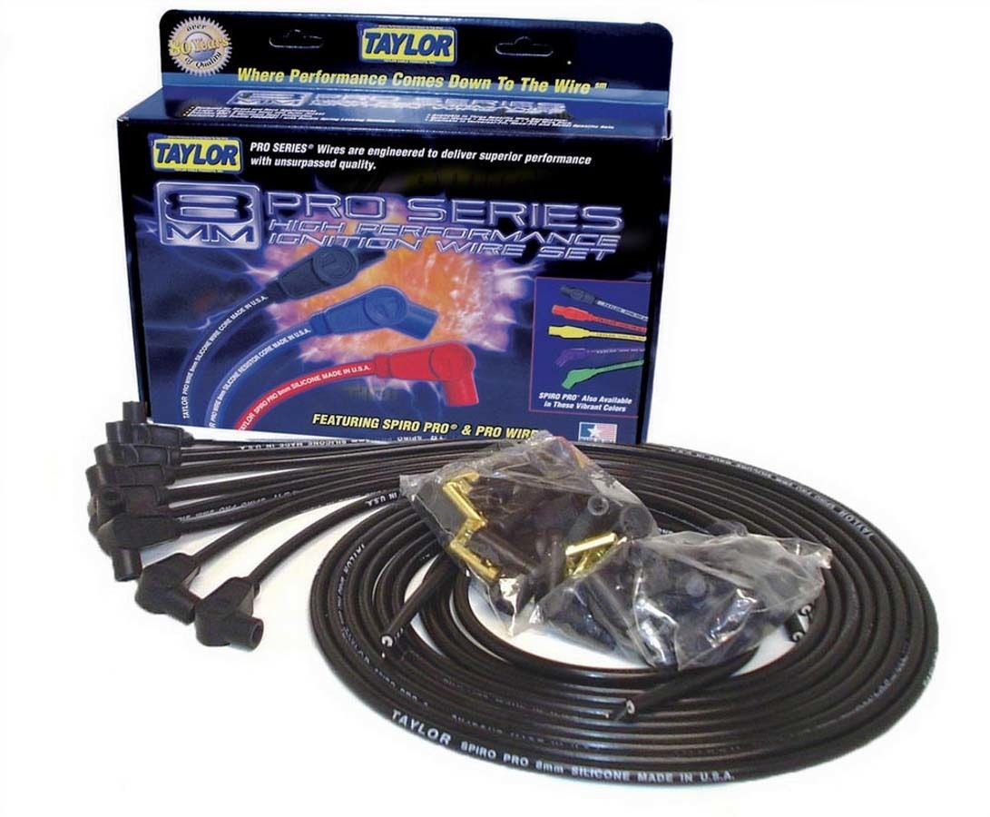 TAYLOR/VERTEX8mm Pro Wire 90 Degree BLACK