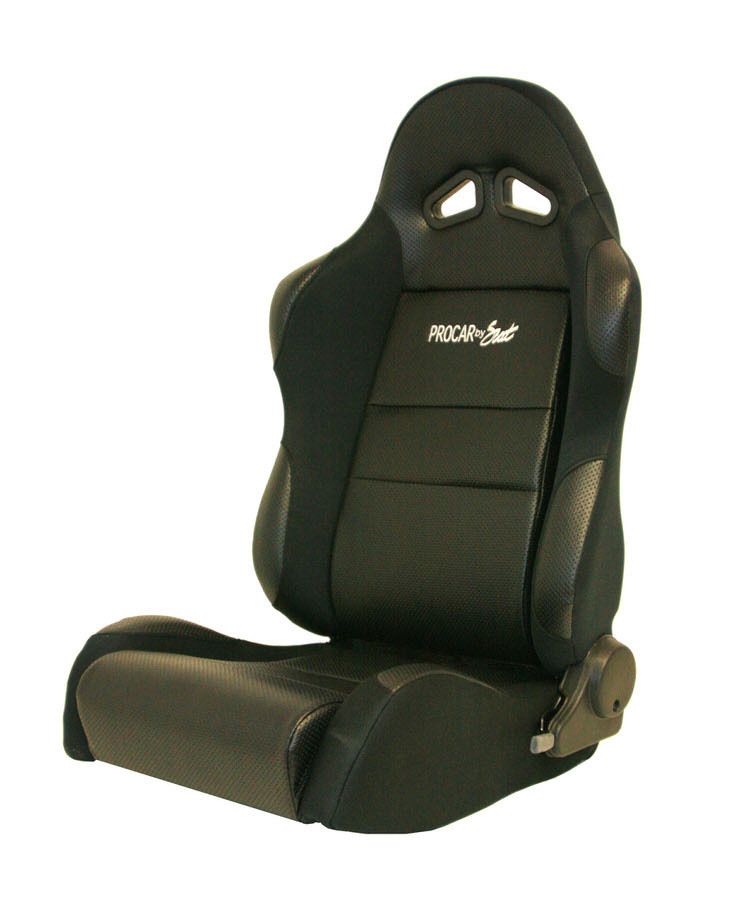SCAT ENTERPRISESSportsman Racing Seat - Left - Black Vinyl/Vlour