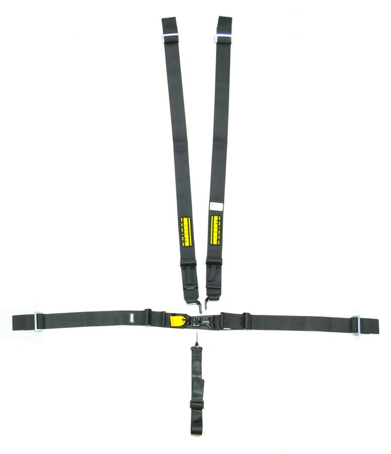 SCHROTH RACING5pt Harness System SFI LatchLink Black 3in Shld