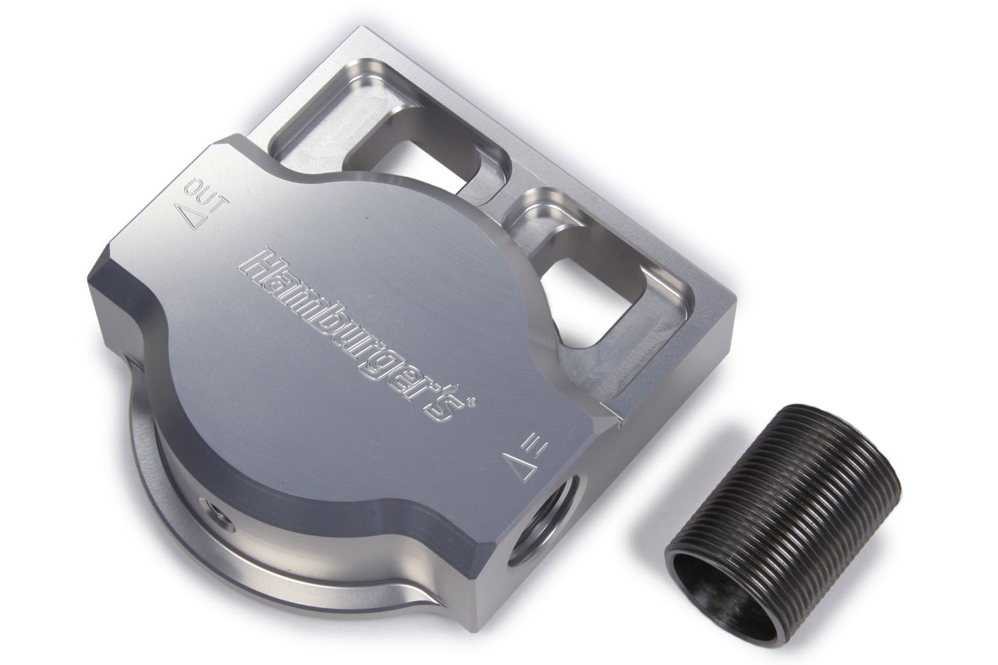 TRANS-DAPT Single Remote Oil Filter Base Fits Fram HP6