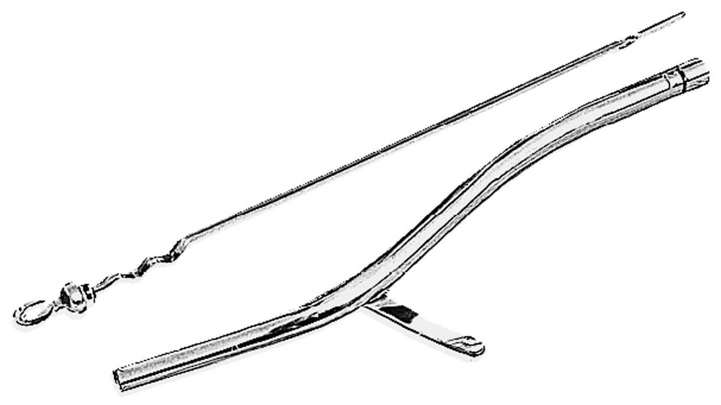 TRANS-DAPTTh400 Chrome Dipstick 24in