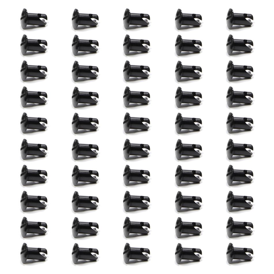 TRIPLE X RACE COMPONENTSOval Head Button Alum Black .550 Long 50 Pack