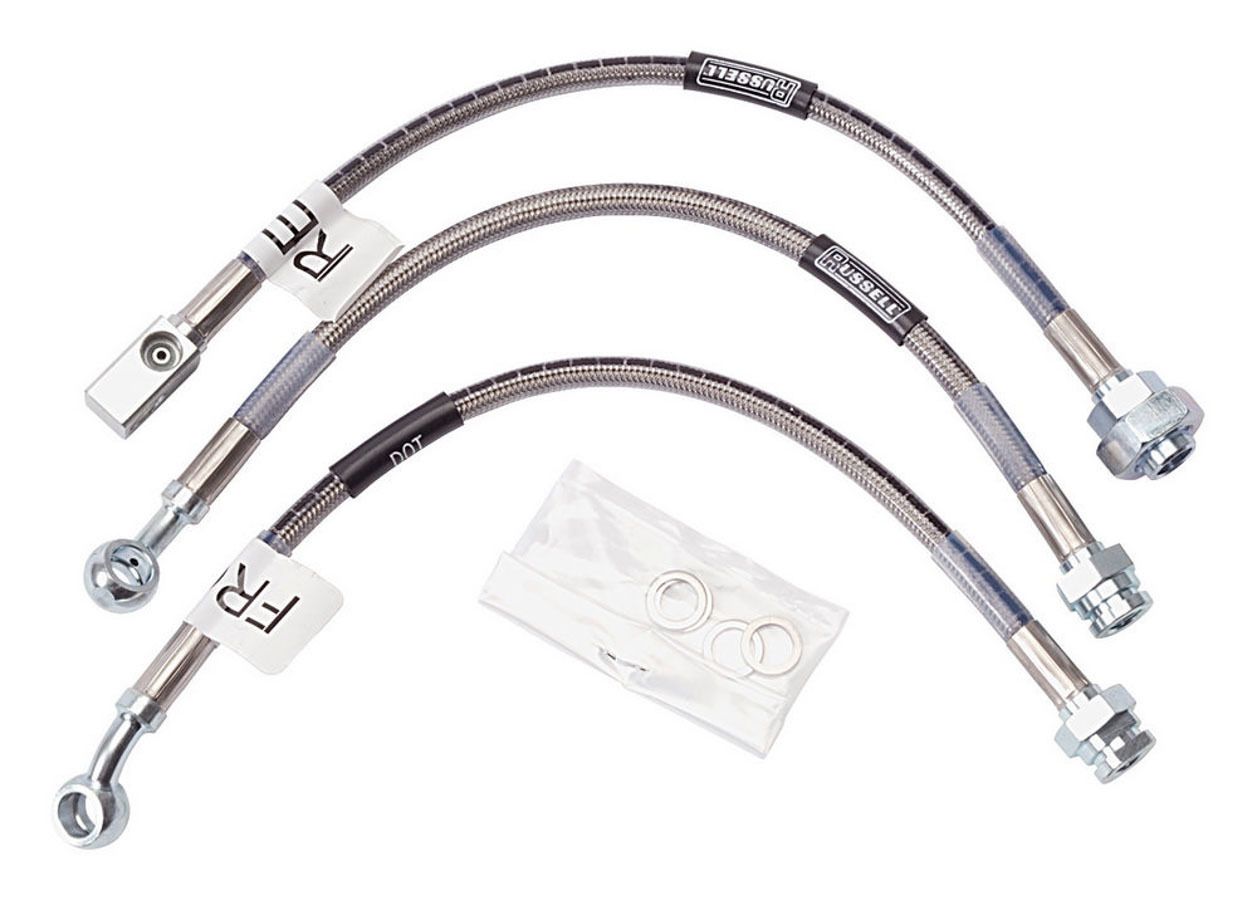 RUSSELLBrake Hose Kit 79-88 GM Intermediate Car