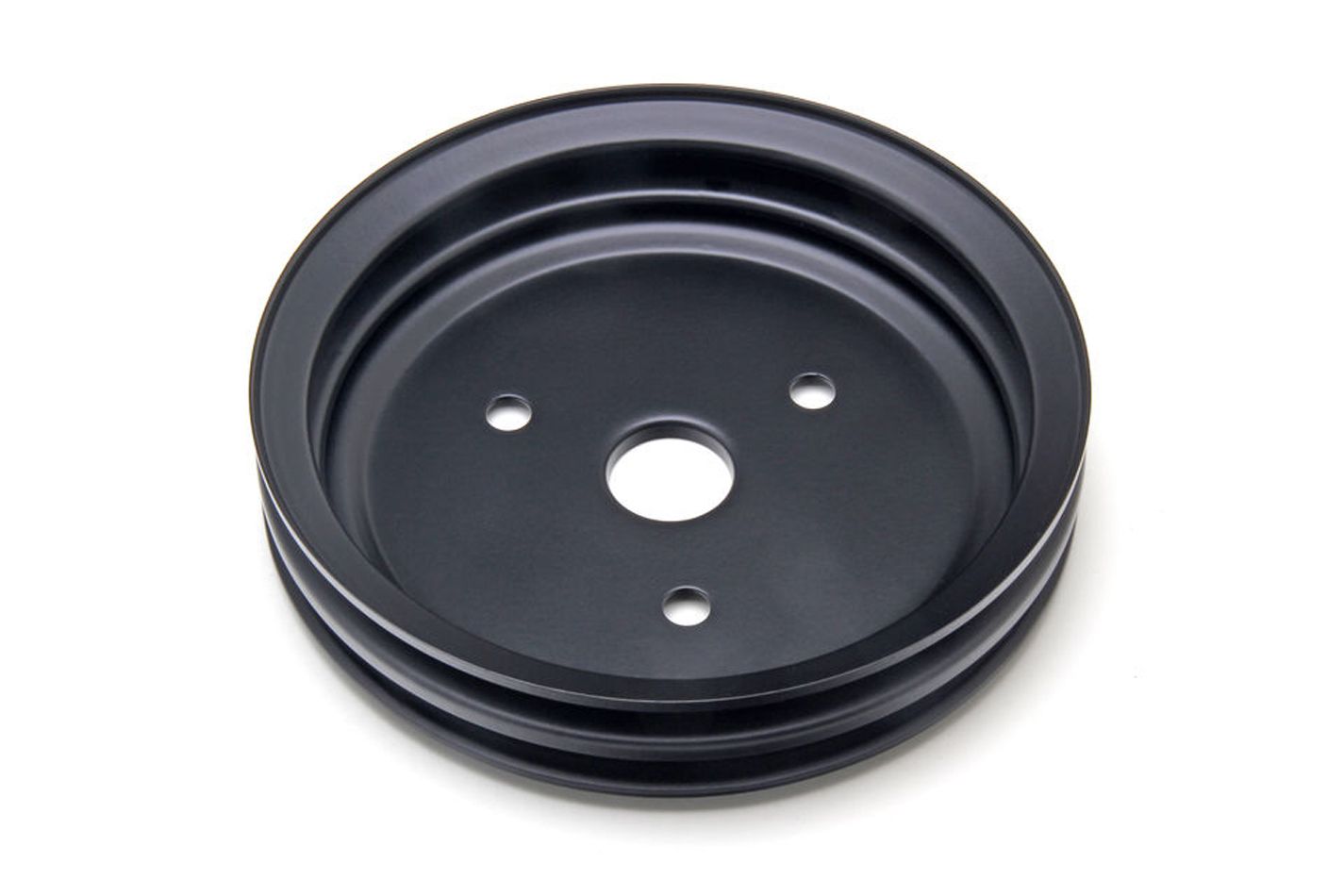 TRANS-DAPTSBC SWP Crankshaft Pulley 2 Groove Black