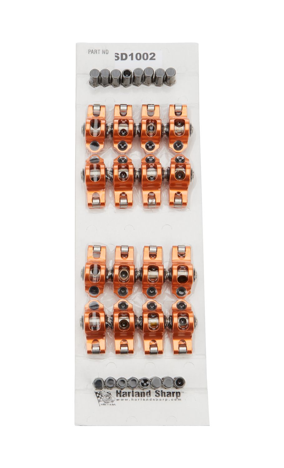 SHARP ROCKERSSBC Rocker Arms - 1.6 Ratio 3/8 Stud