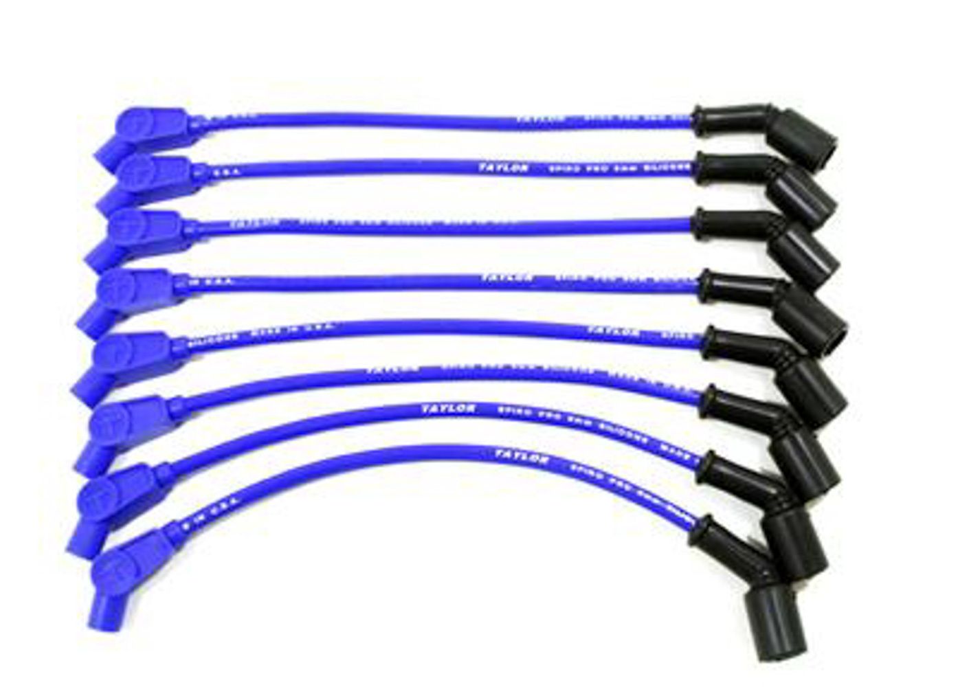 TAYLOR/VERTEX409 Spiro-Pro Plug Wire Race Set 135-Deg Blue