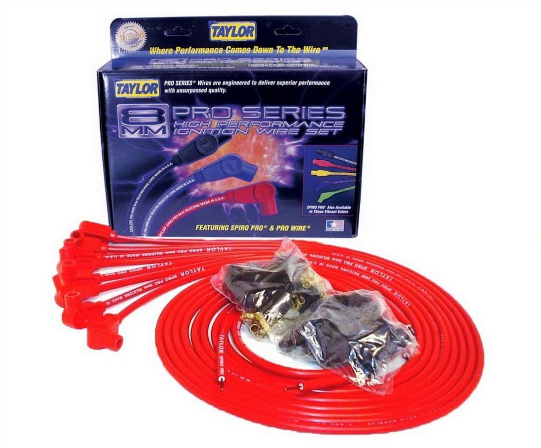 TAYLOR/VERTEX8mm Red Spiro-Pro Wires