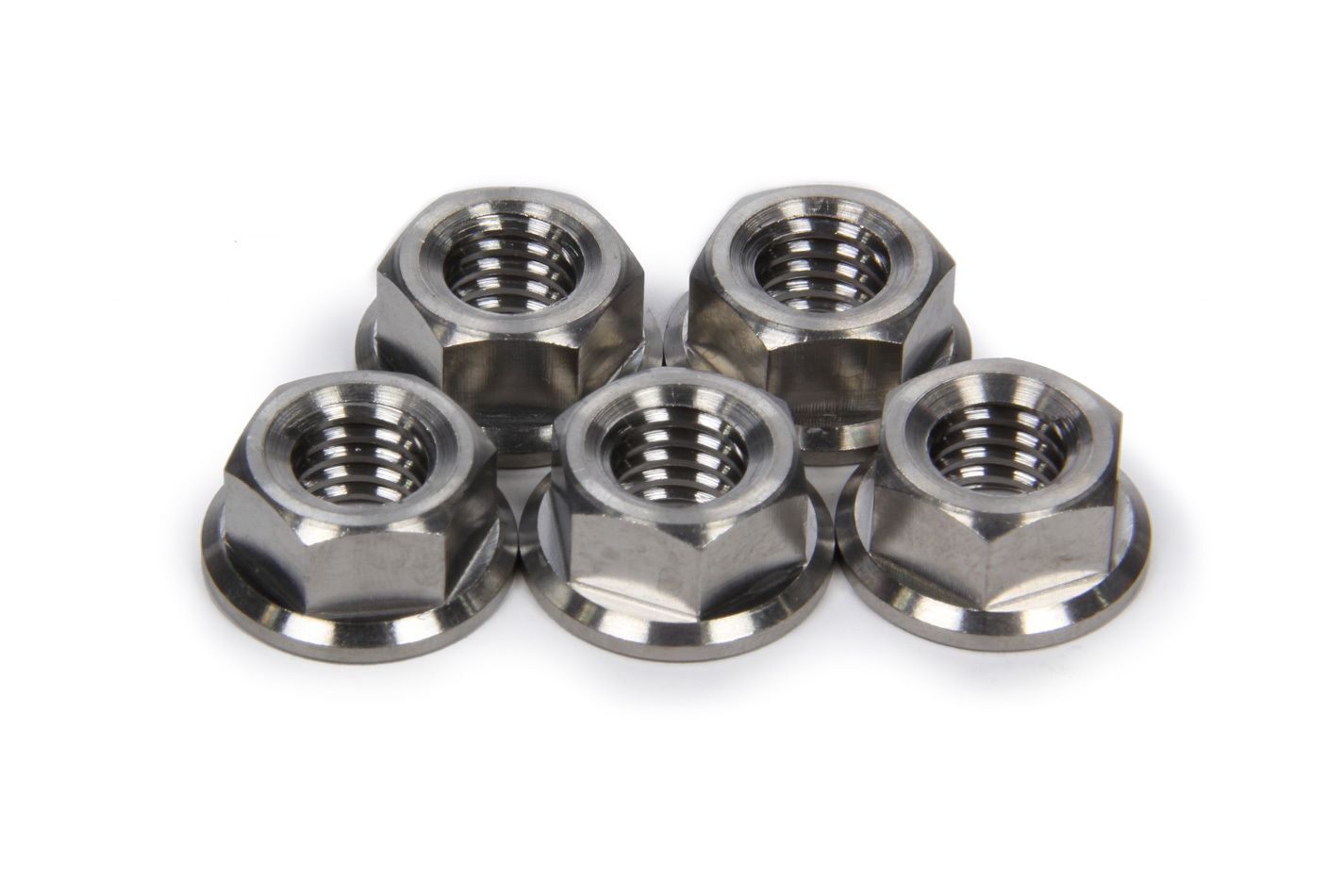Ti22 PERFORMANCE Front Hub Flange Nuts Titanium 3/8-16 5pk