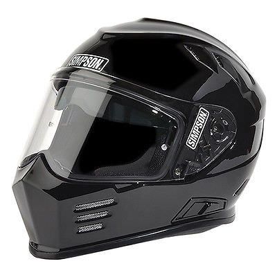 SIMPSON SAFETYHelmet Black DOT Ghost Bandit Medium
