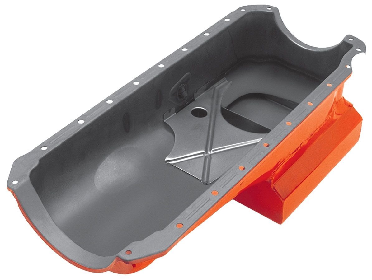 TRANS-DAPT6 Qt Pan - BB Chevy Painted