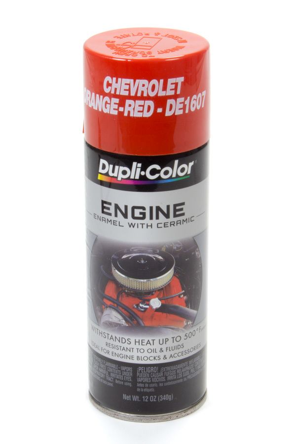 DUPLI-COLOR/KRYLONChevy Orange/Red Engine Paint 12oz